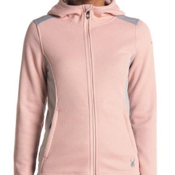 New Women's Spyder Layna Full Zip Hooded Jacket